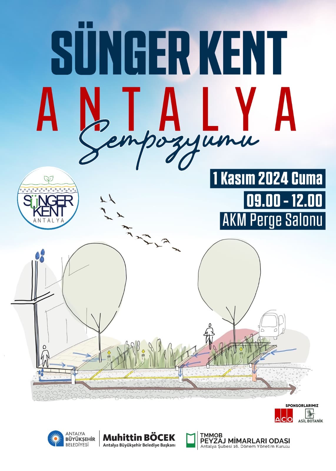 Büyükşehir Belediyesi ‘Sünger Kent Antalya’ sempozyumu düzenliyor