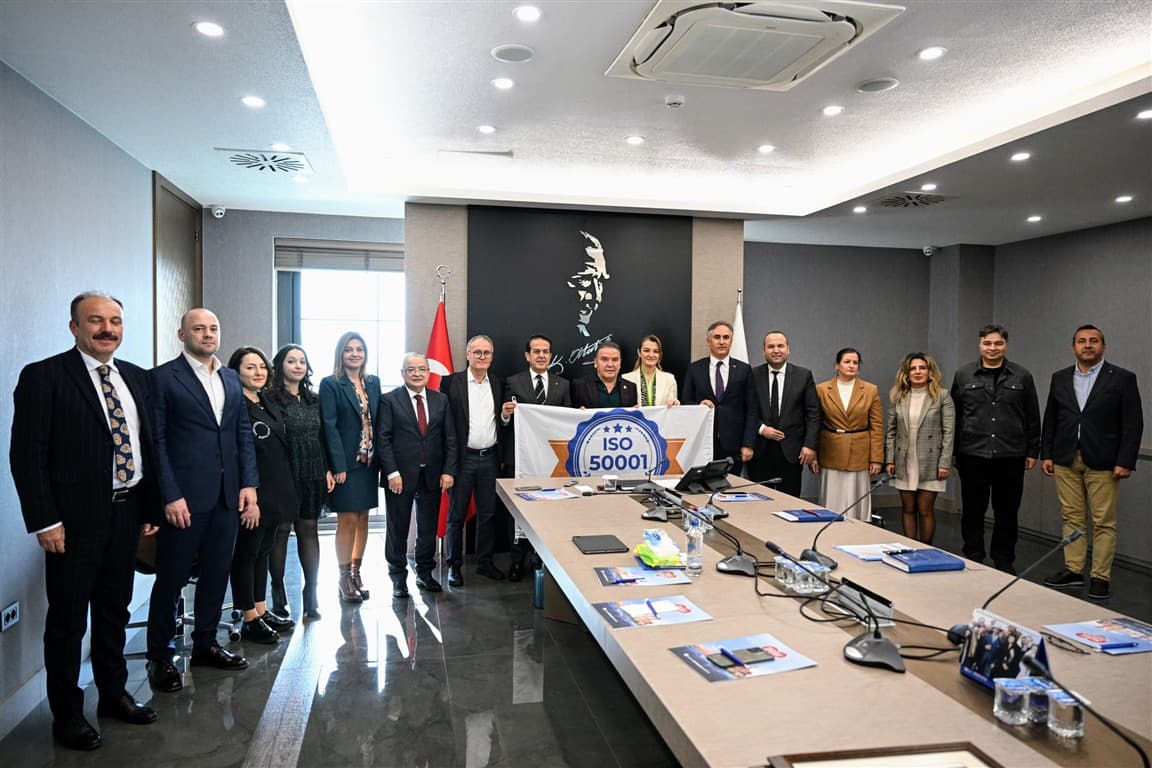 Antalya Büyükşehir Belediyesi’ne ISO 50001 belgesi teslim edildi