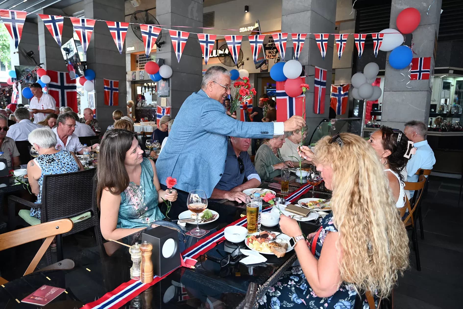 Kemer'de Norveç'in Anayasa Günü kutlandı