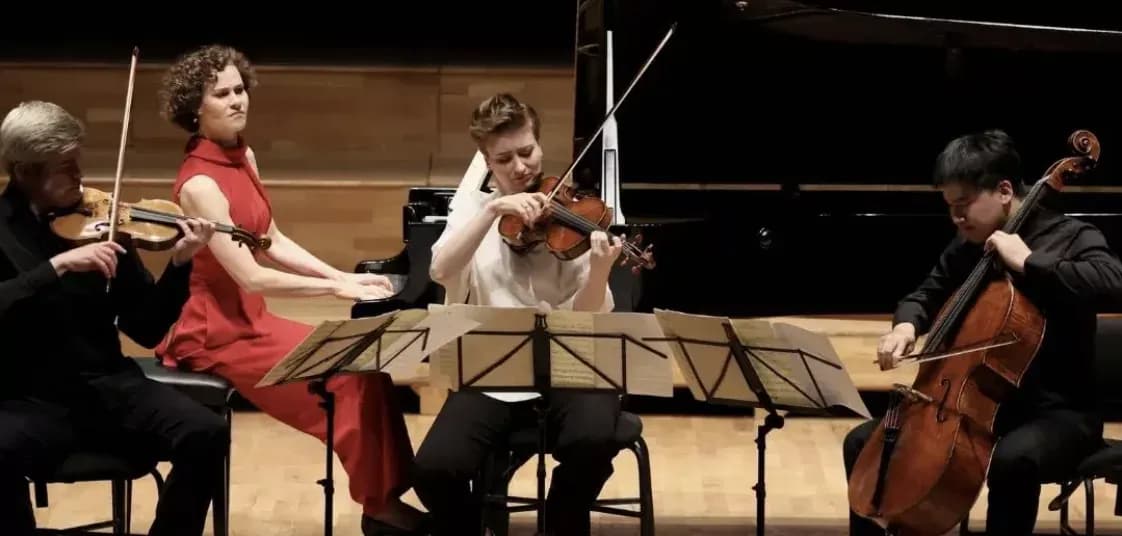 39. Uluslararası İzmir Festivali’nde Notos Quartett sahne aldı