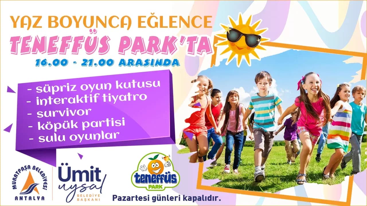 Muratpaşa Belediyesi Tenefüs Park İlanı