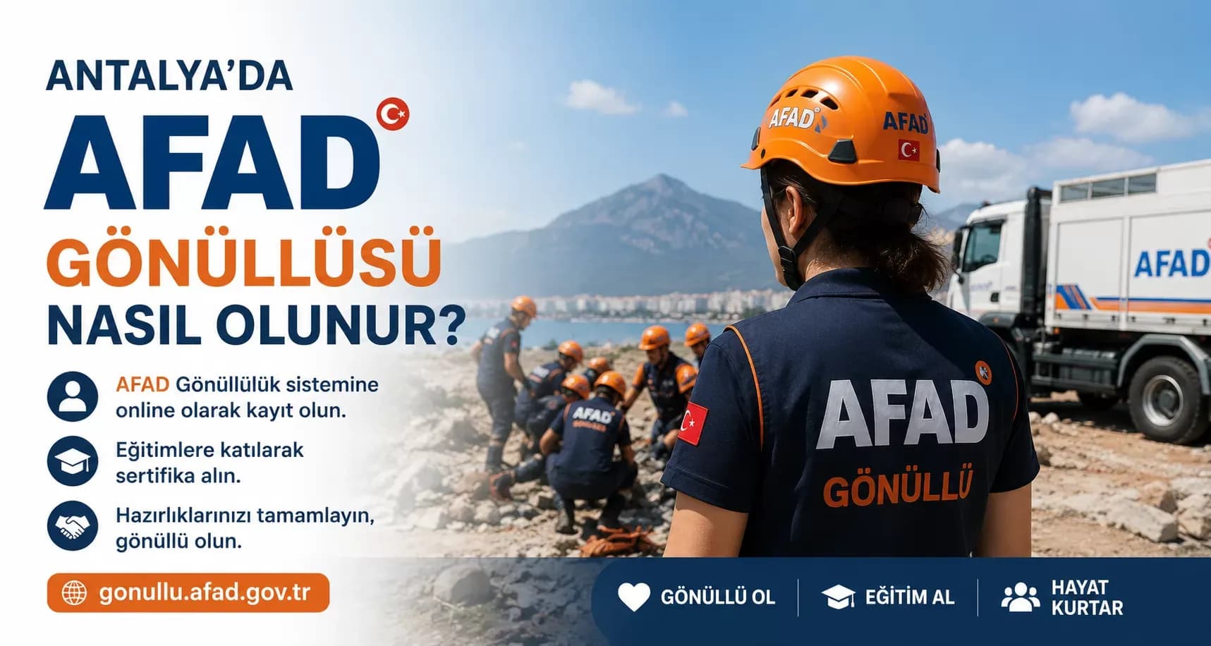 Antalya’da AFAD gönüllüsü nasıl olunur?