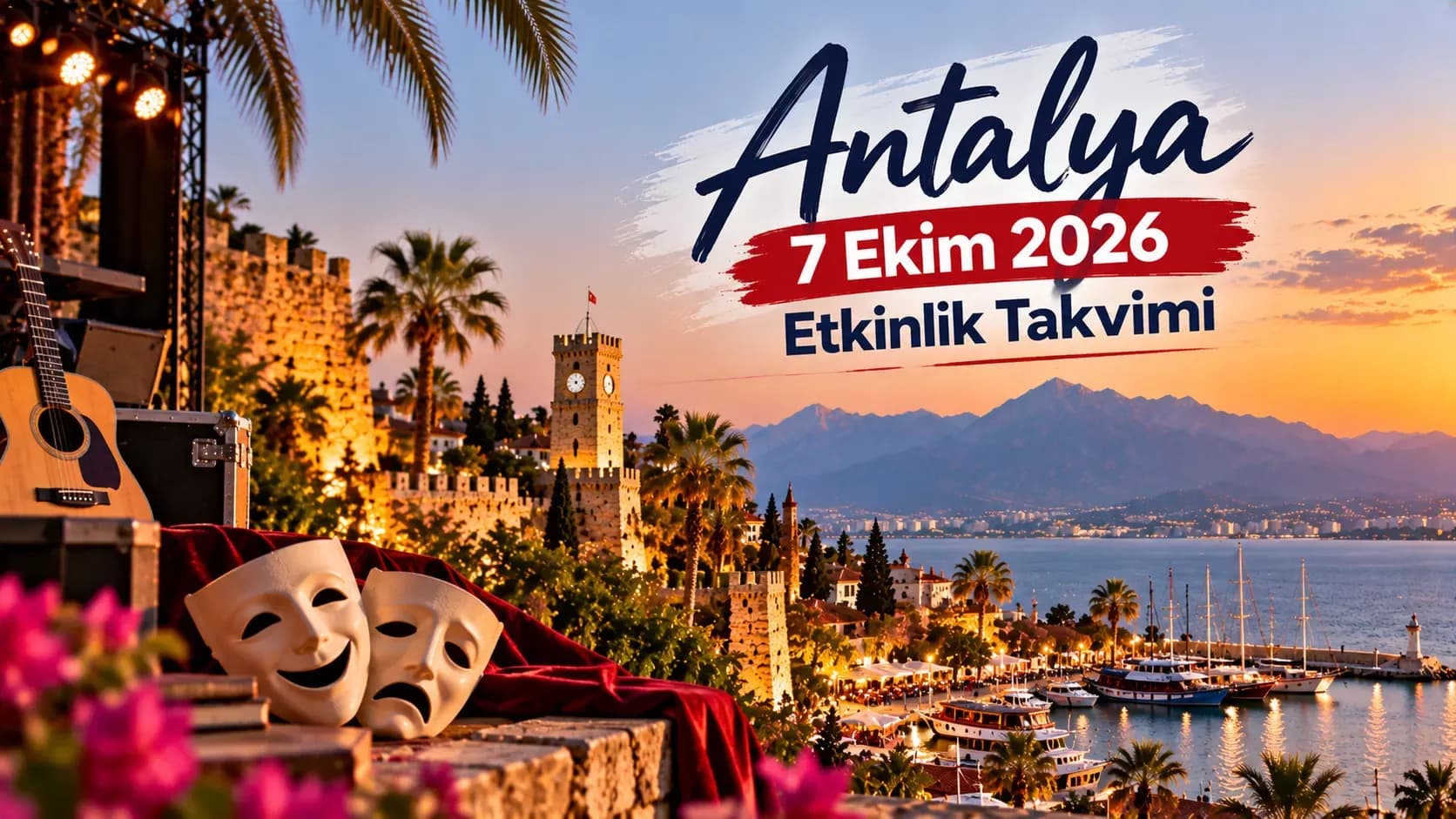 Antalya 7 Ekim 2026 etkinlik takvimi: Bugün hangi etkinlikler var?