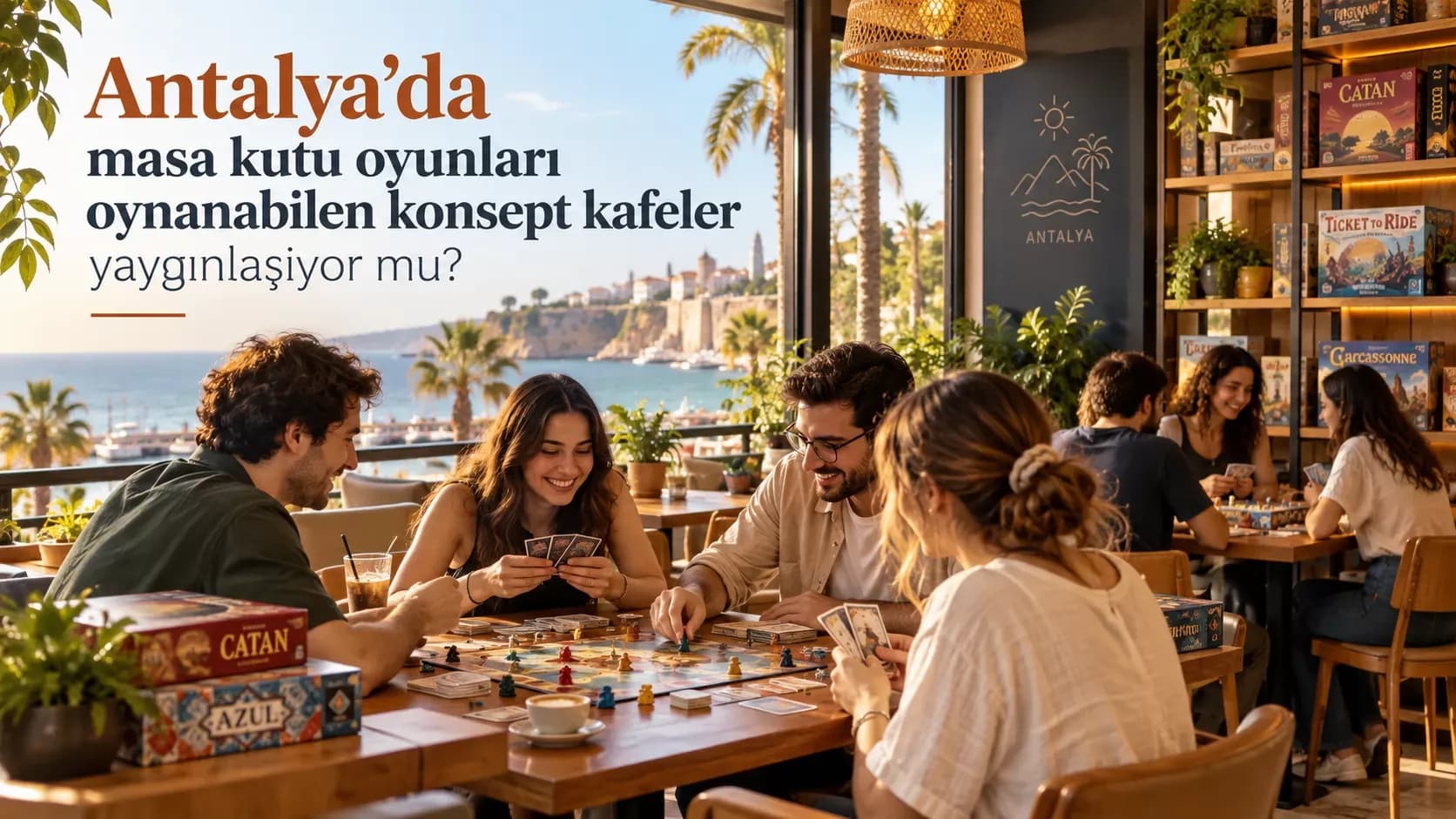 Antalya’da masa kutu oyunları (Board game) oynanabilen konsept kafeler yaygınlaşıyor mu?