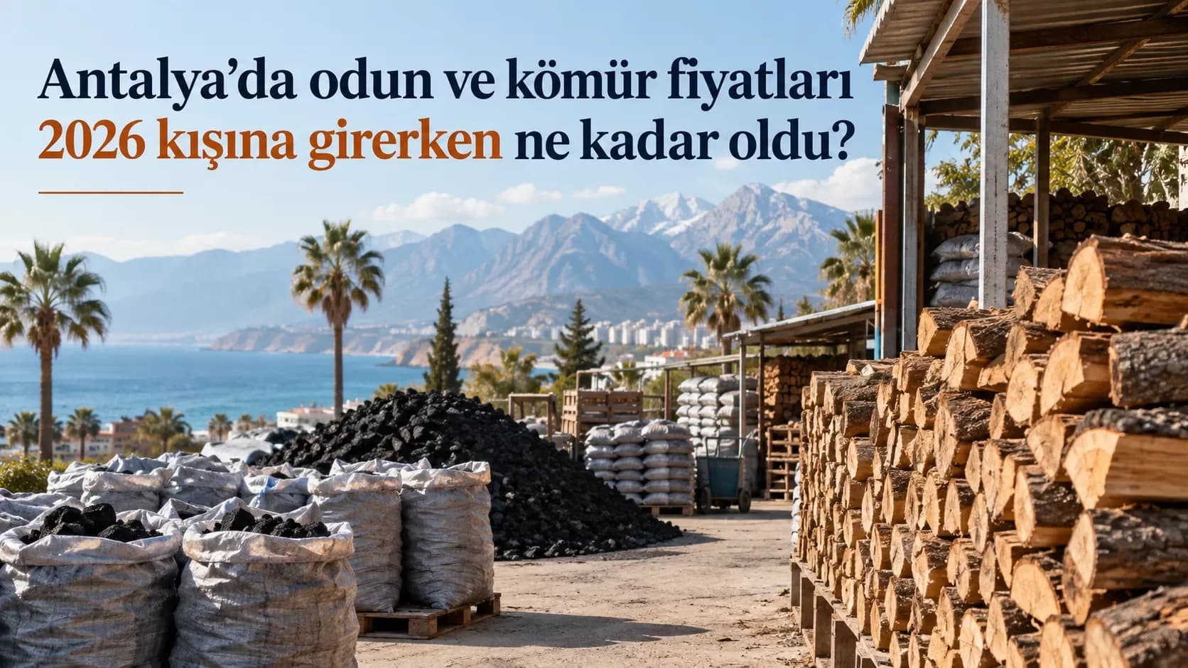 Antalya’da odun ve kömür fiyatları 2026 kışına girerken ne kadar oldu?