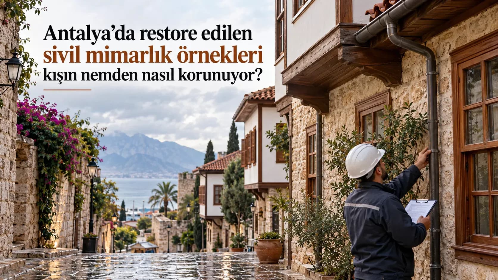 Antalya’da restore edilen sivil mimarlık örnekleri kışın nemden nasıl korunuyor?
