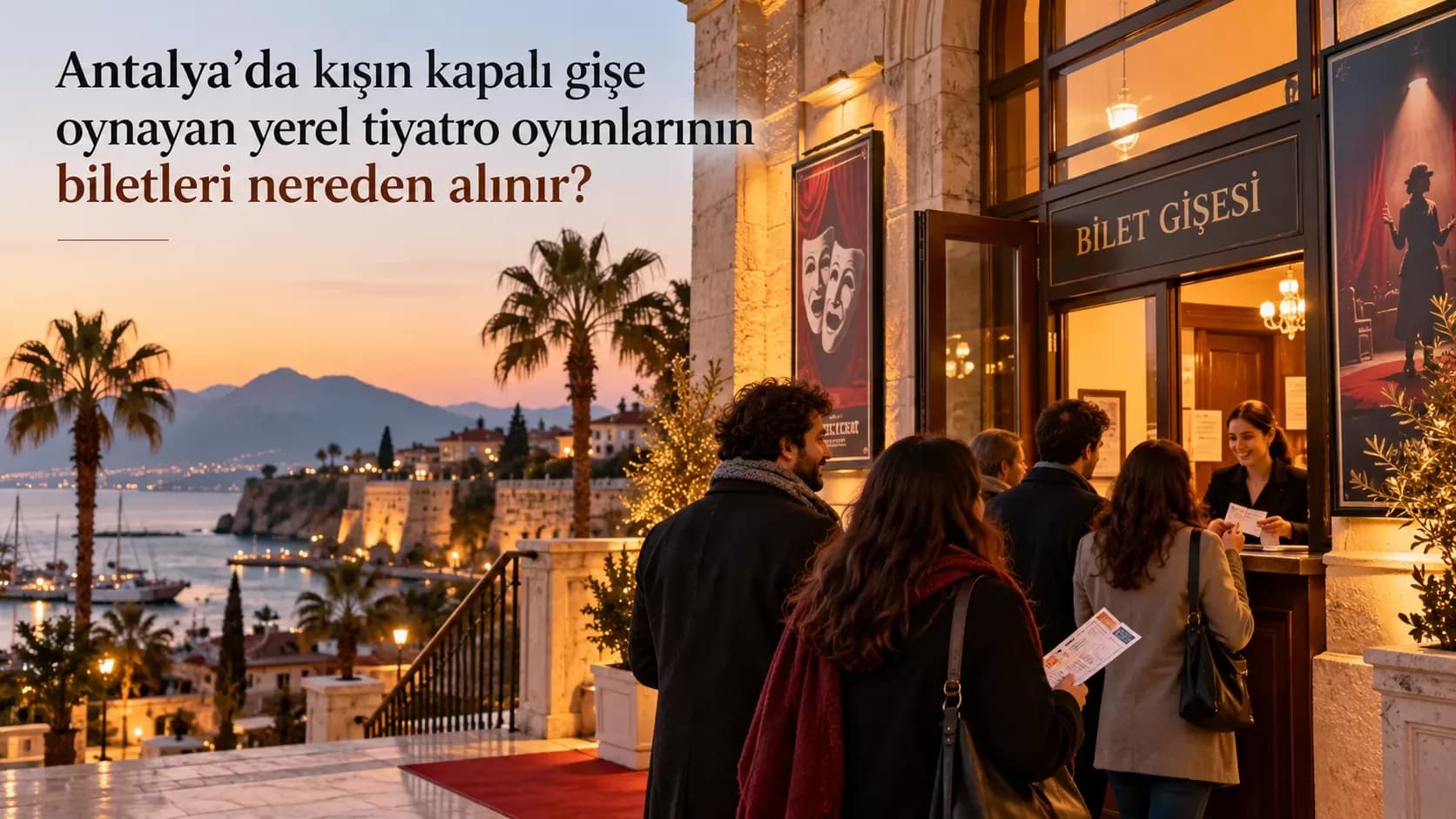 Antalya’da kışın kapalı gişe oynayan yerel tiyatro oyunlarının biletleri nereden alınır?