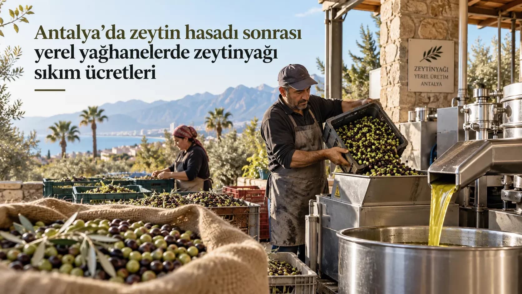Antalya’da zeytin hasadı sonrası yerel yağhanelerde zeytinyağı sıkım ücretleri ne kadar?