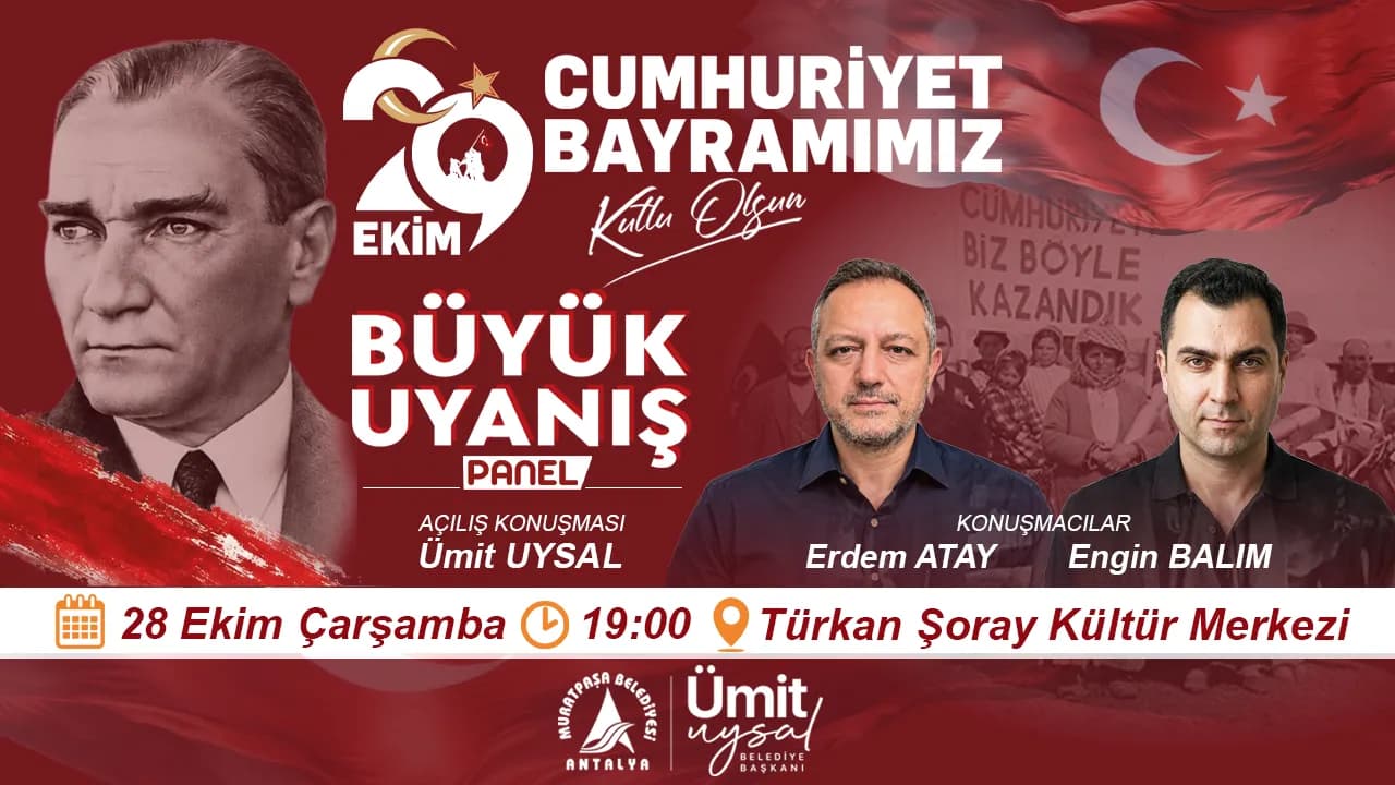 Muratpaşa Belediyesi Büyük Uyanış Paneli