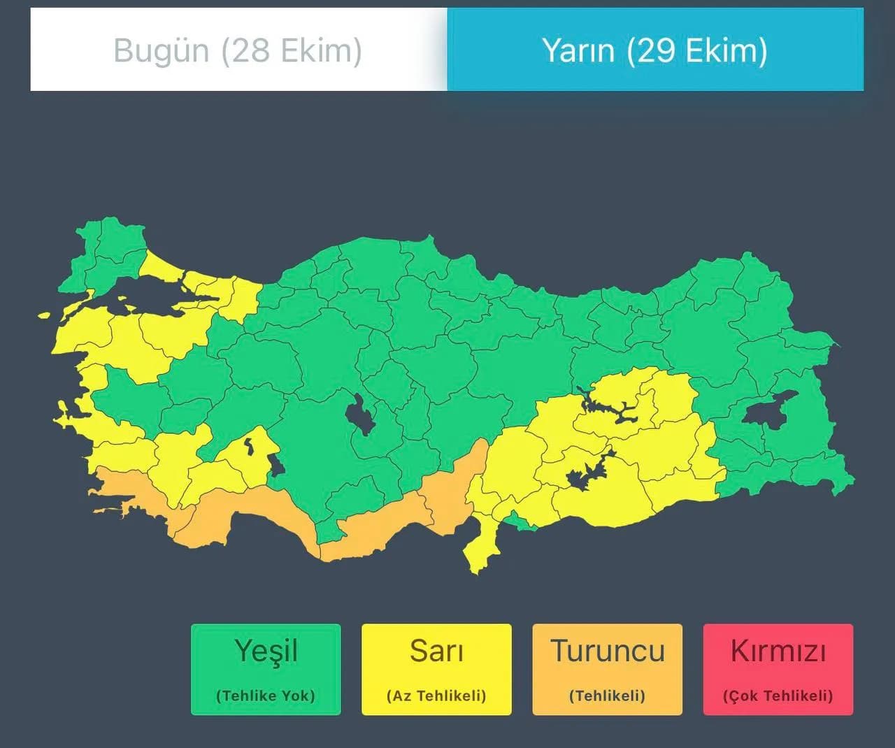 hava durumu haritası 