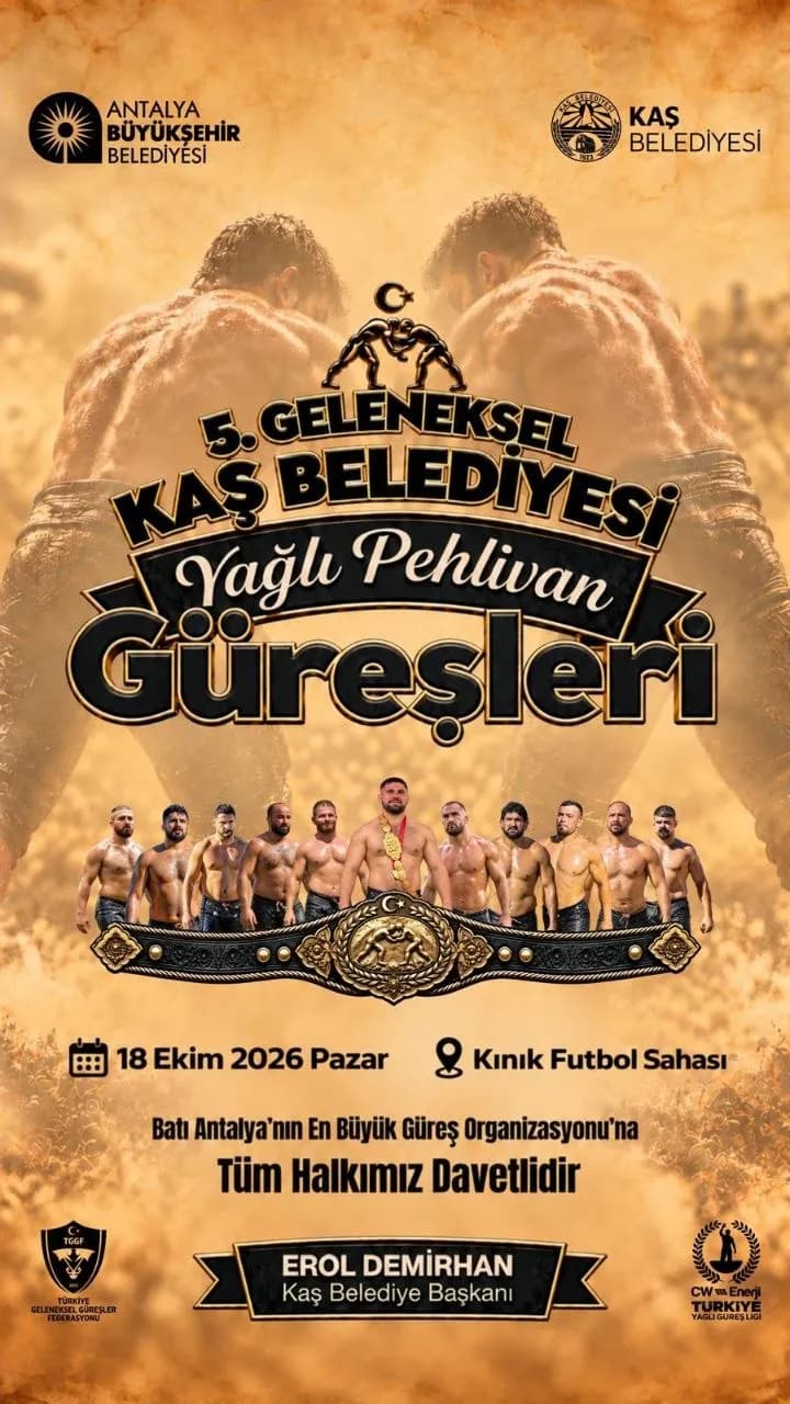 Kaş Belediyesi Yağlı Pehlivan Güreşleri