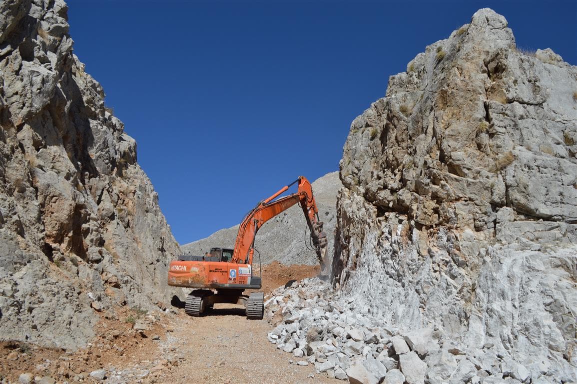 Gündoğmuş Karabul yayla yolu yenileniyor