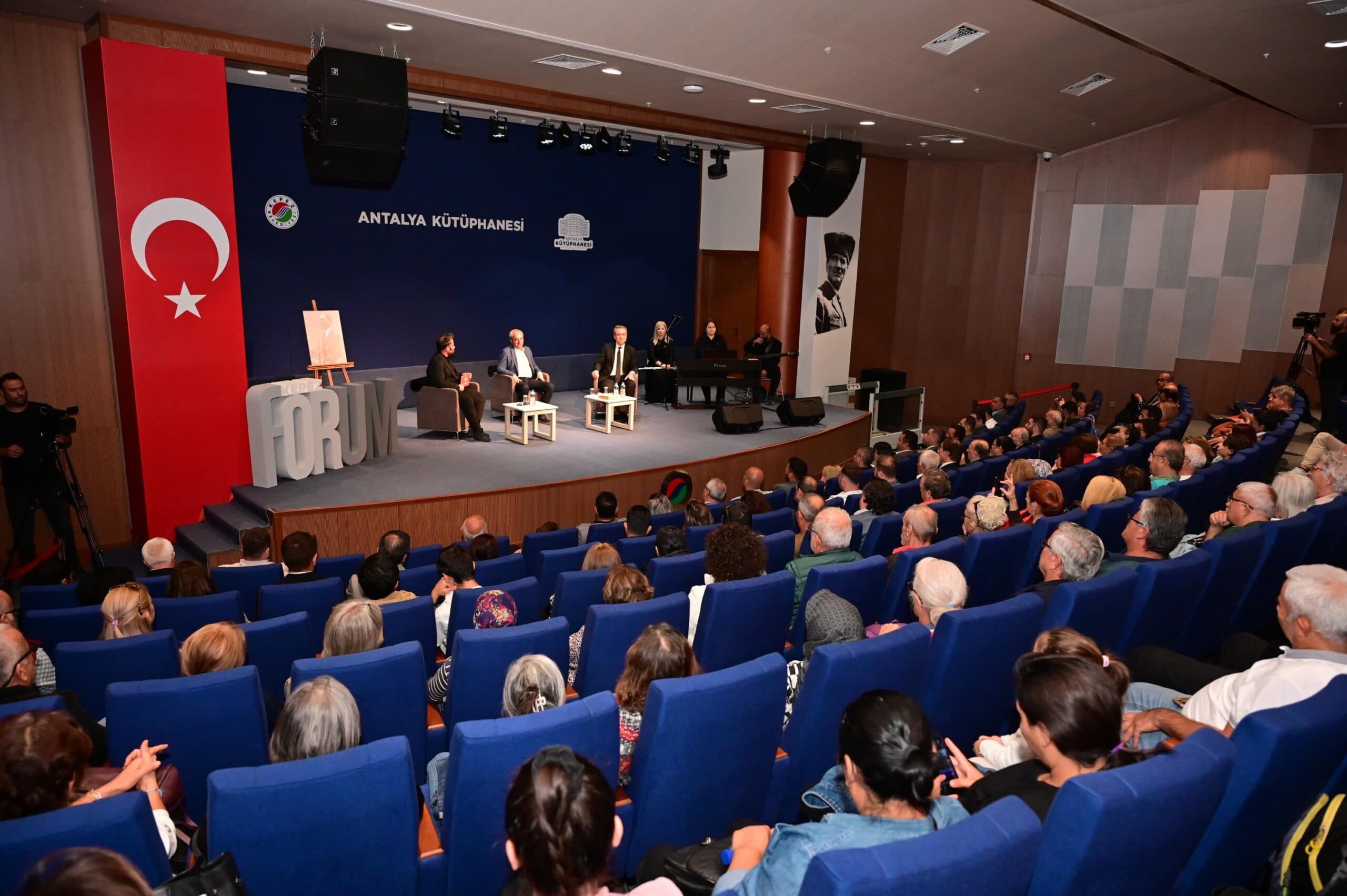 Kepez Forum’da: Sinan Meydan ile Atatürk, kadın ve çocuk söyleşisi