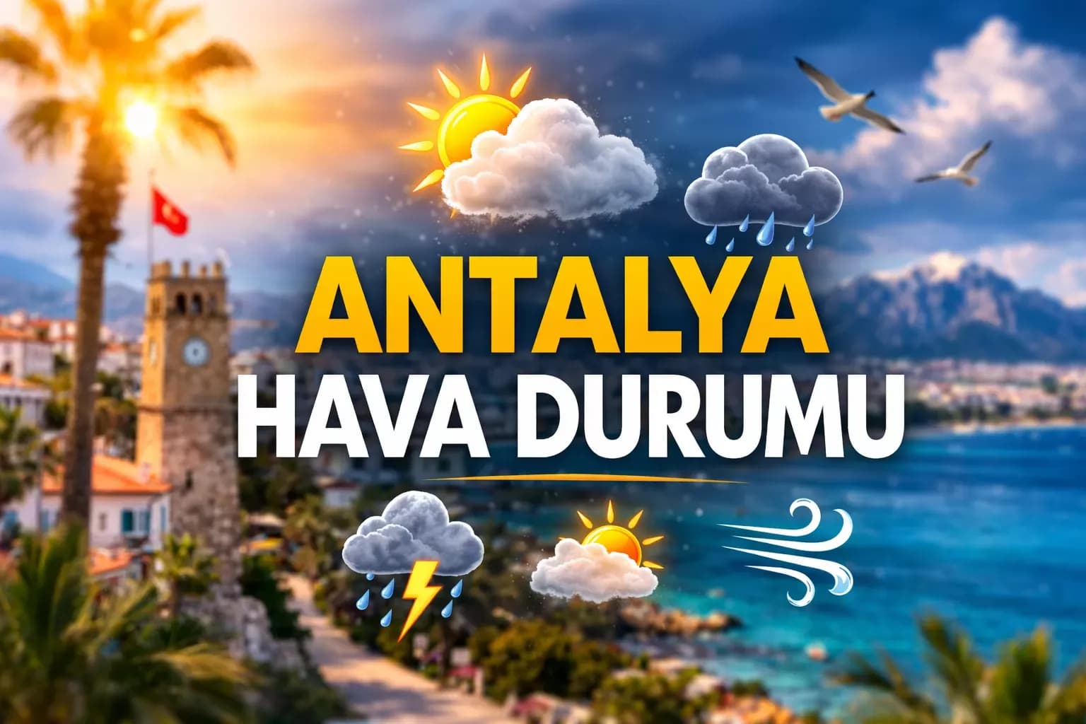 Antalya 30 Eylül 2026 hava durumu: Güneşli bir gün bekleniyor