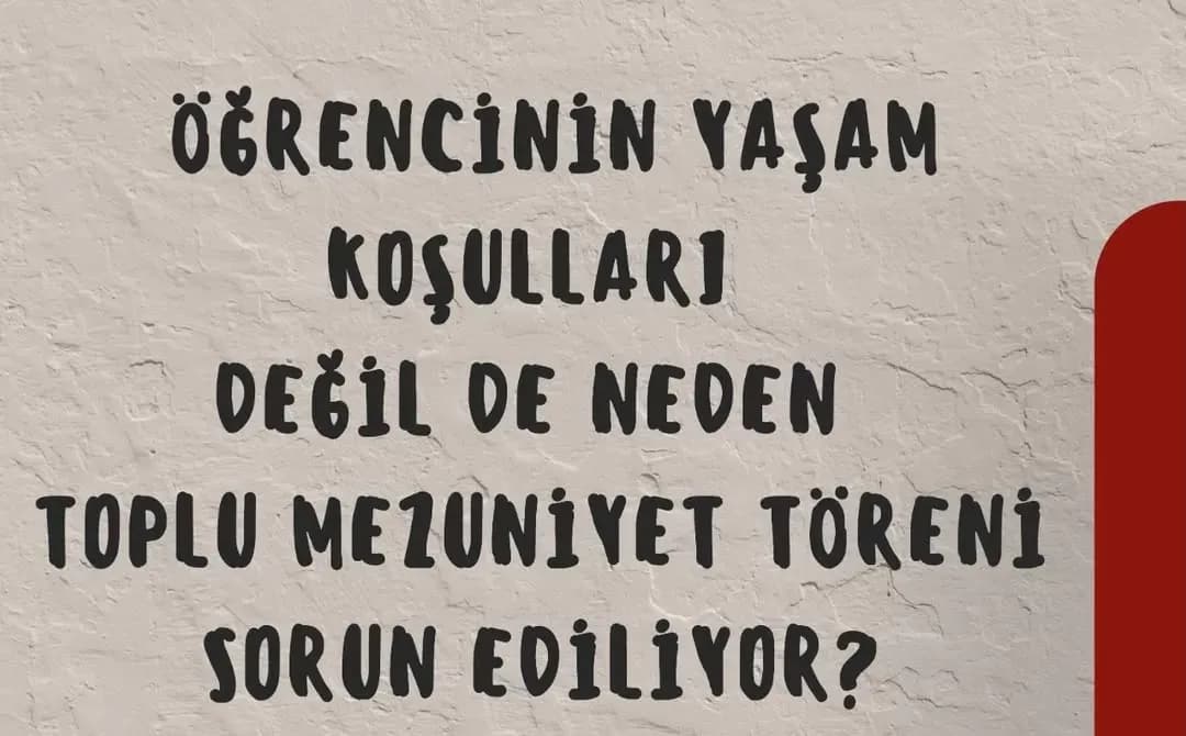 Akdeniz Öğrenci Postası: "Toplu mezuniyet töreni engelleniyor"