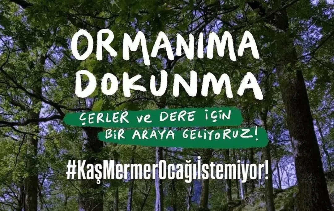 Kaş Çevre Derneği: “Mermer ocaklarına dur demek için 11 Temmuz’da bir araya geliyoruz”