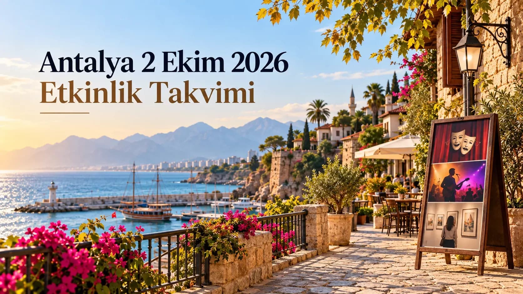 Antalya 2 Ekim 2026 etkinlik takvimi: Bugün hangi etkinlikler var?