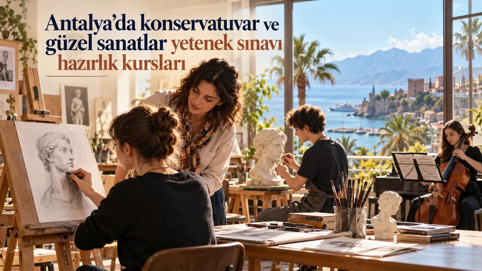 Antalya’da konservatuvar ve güzel sanatlar yetenek sınavı hazırlık kursları