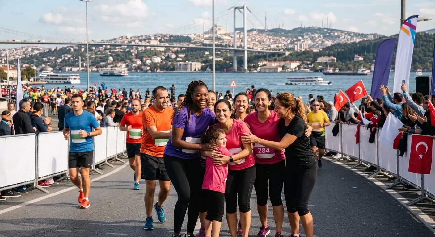 İstanbul Maratonu’nda yalnız annelere dayanışma kampanyası