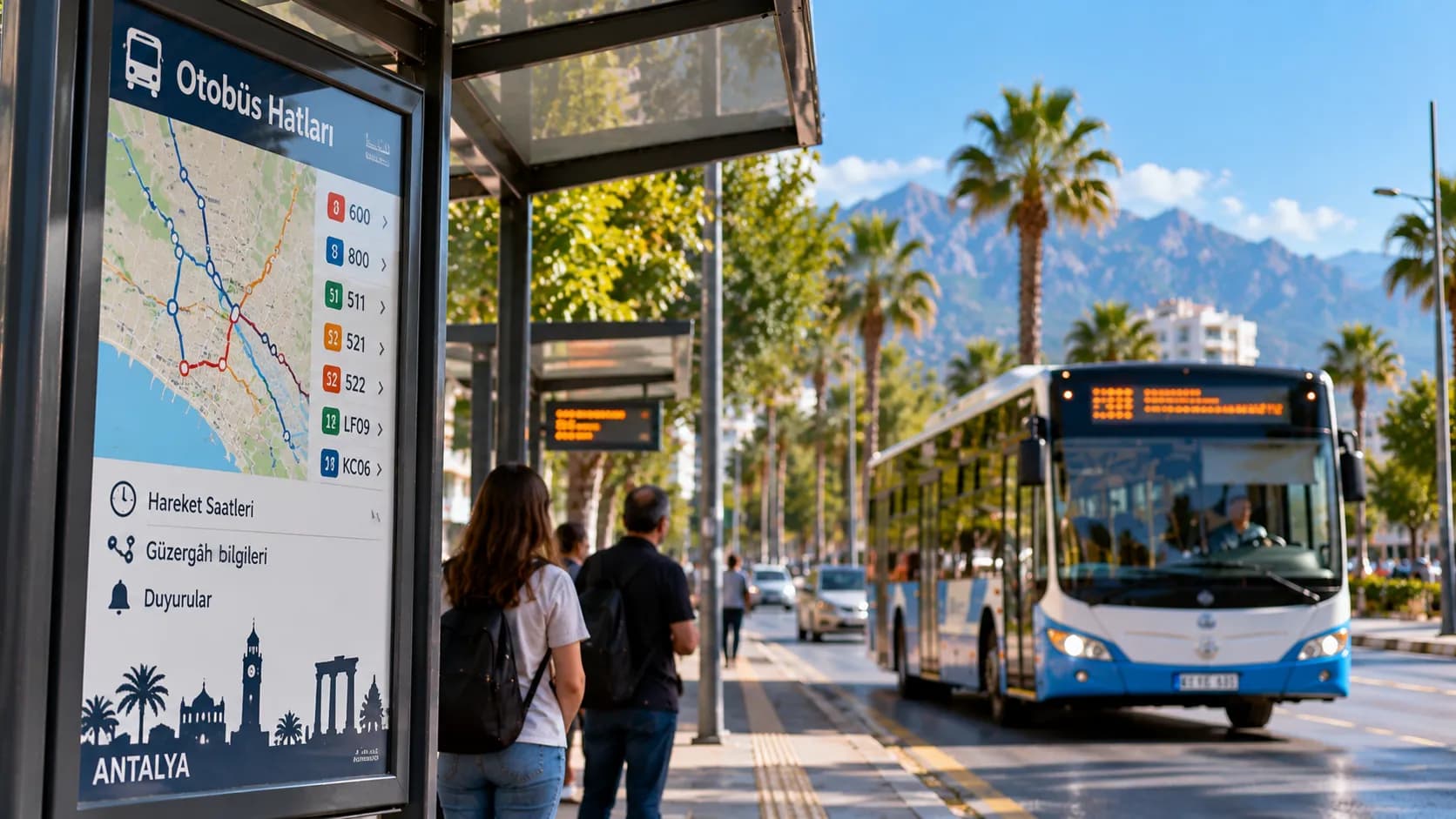 antalya otobüs durağı