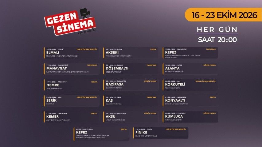 etkinlik programı 
