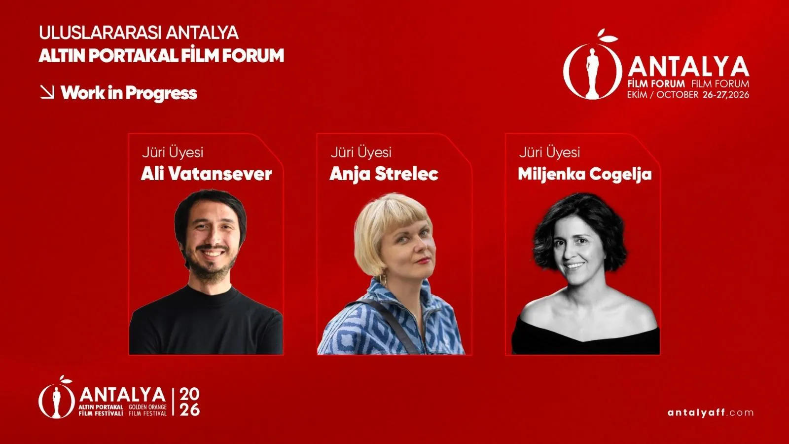 Altın Portakal Film Forum jüri üyeleri