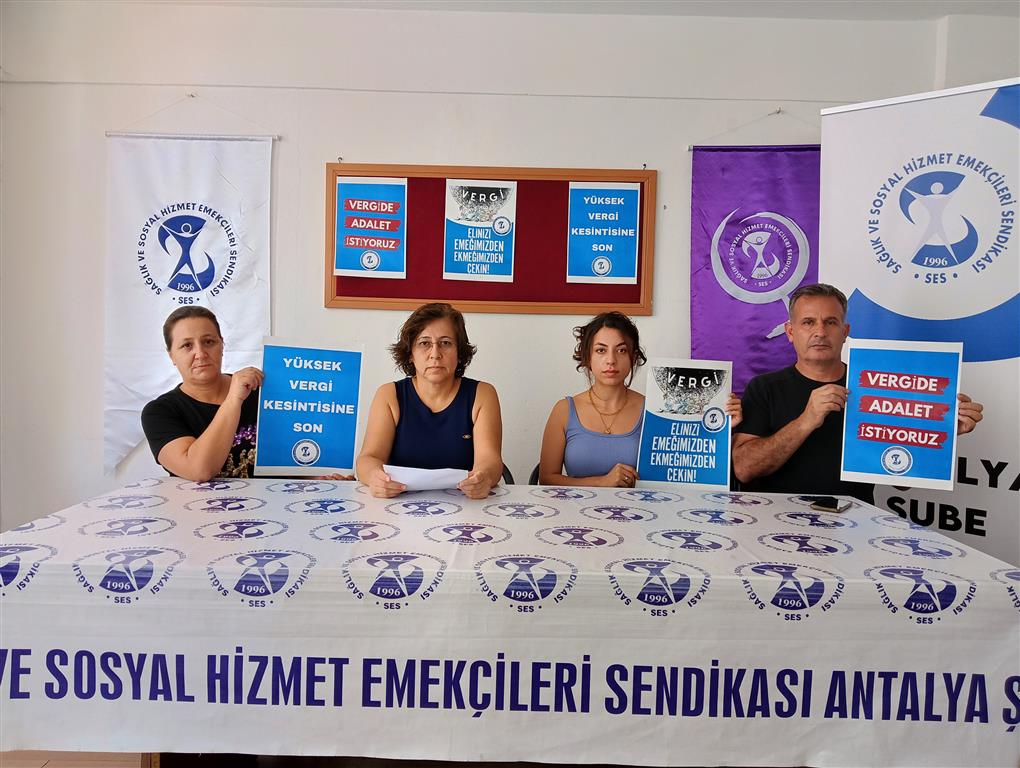 SES Antalya Şubesi vergide adalet