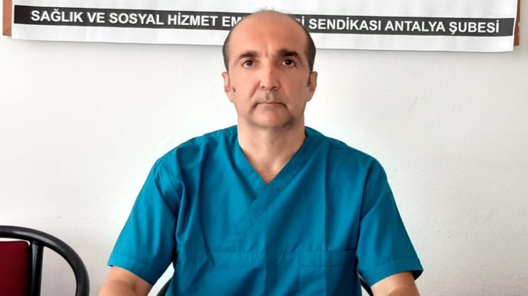 SES Antalya Şube Eş Başkanı Dr. Kaan Taşer Antalya İl Sağlık Müdürlüğü
