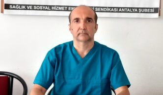 SES Antalya Şube Eş Başkanı Dr. Kaan Taşer Antalya İl Sağlık Müdürlüğü