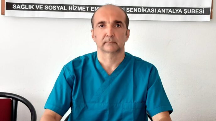 SES Antalya Şube Eş Başkanı Dr. Kaan Taşer Antalya İl Sağlık Müdürlüğü