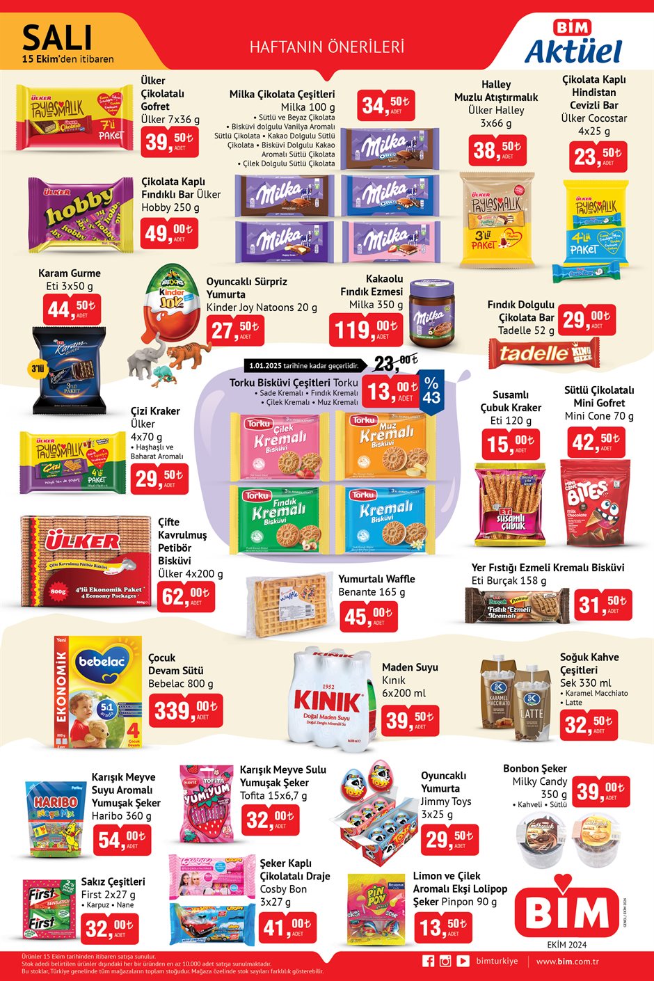 bim 15 ekim aktüel kataloğu