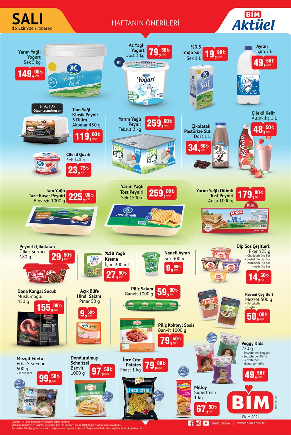 bim 15 ekim aktüel kataloğu