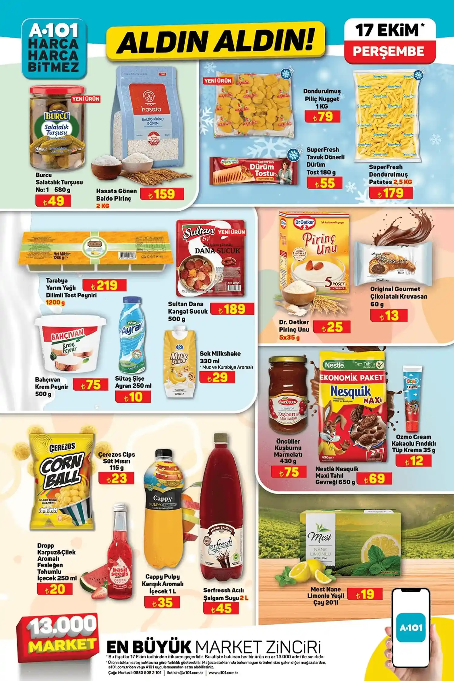 a101 17 Ekim aktüel ürün kataloğu