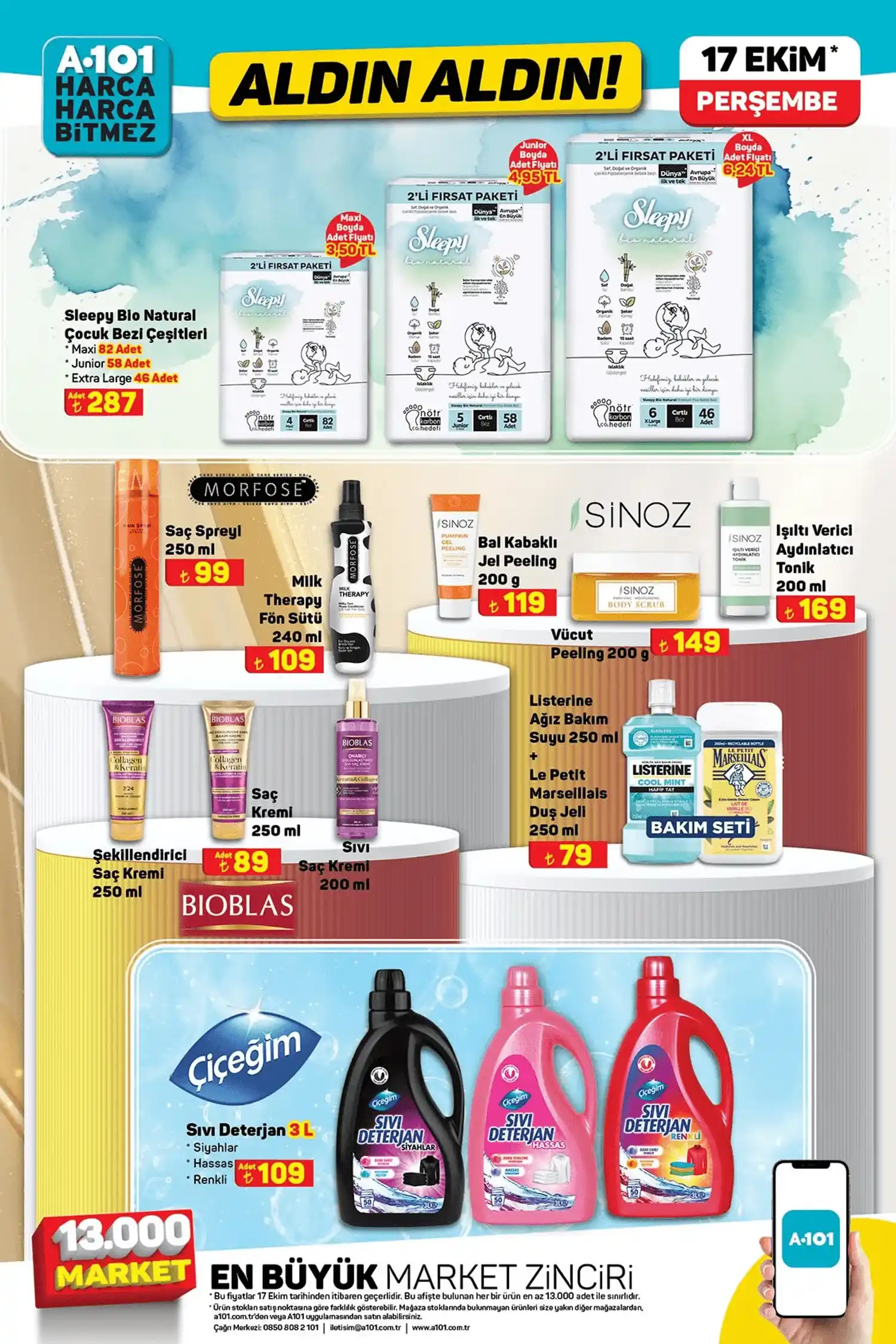 a101 17 Ekim aktüel ürün kataloğu
