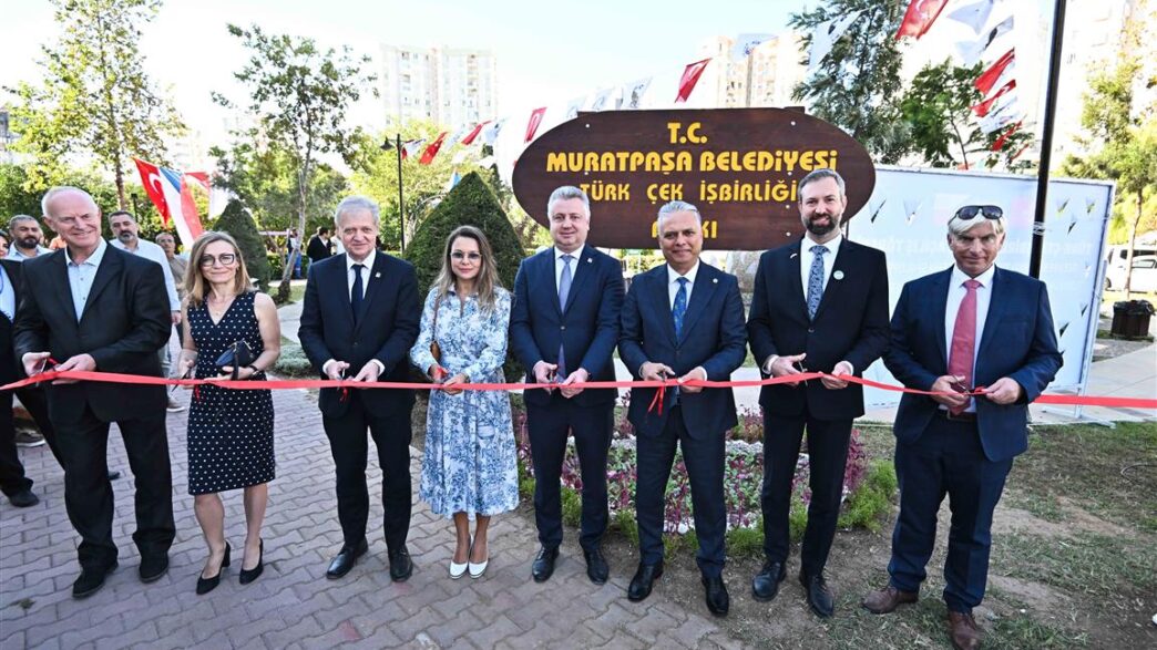 Çek-Türk İşbirliği Parkı Kaleiçi Old Town Festivali’nde açıldı