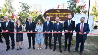 Çek-Türk İşbirliği Parkı Kaleiçi Old Town Festivali’nde açıldı