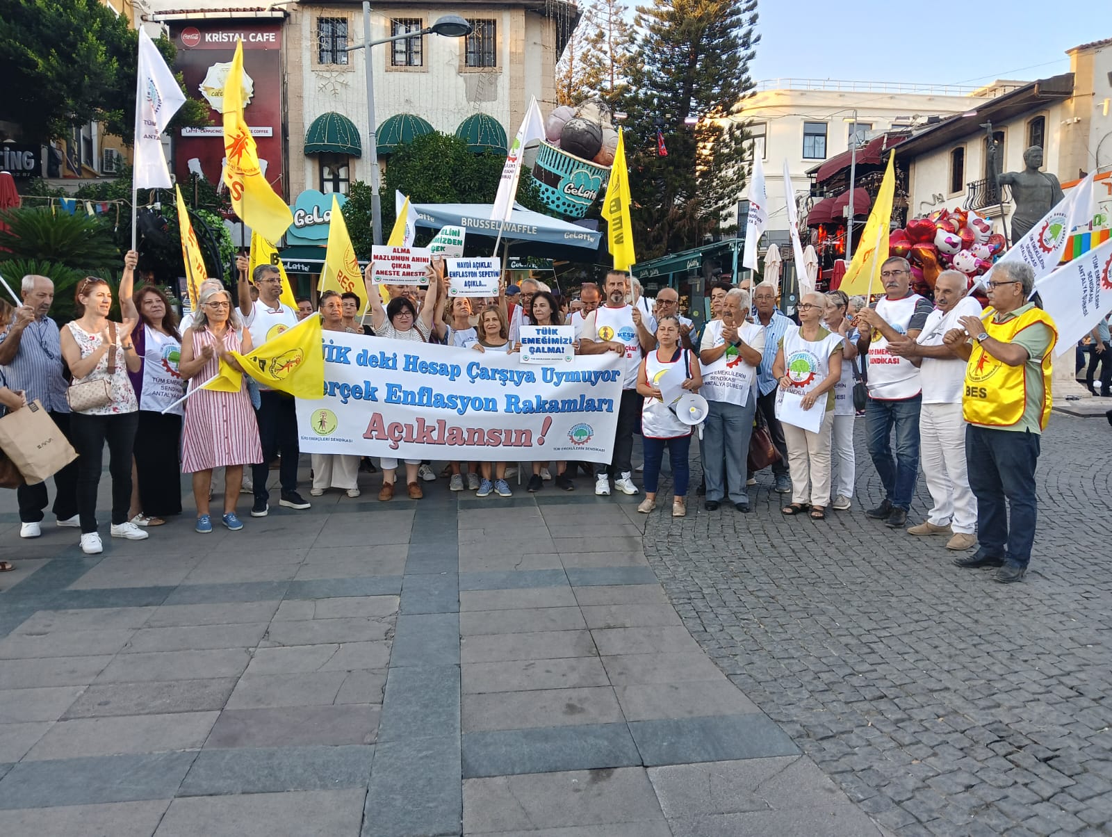 Antalya TÜİK eylemi