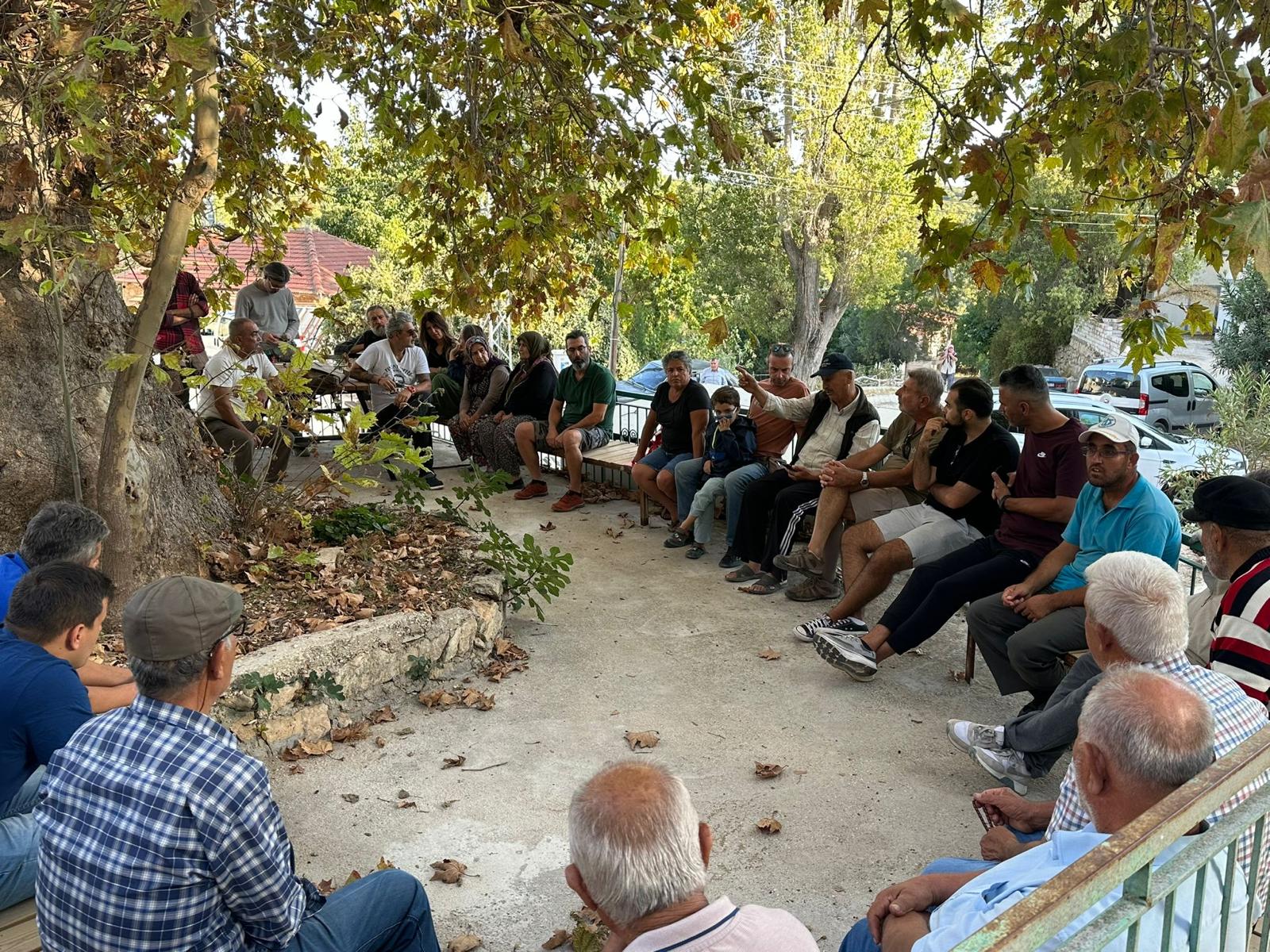 Kaş Pınarbaşı ihale iptali için dilekçe