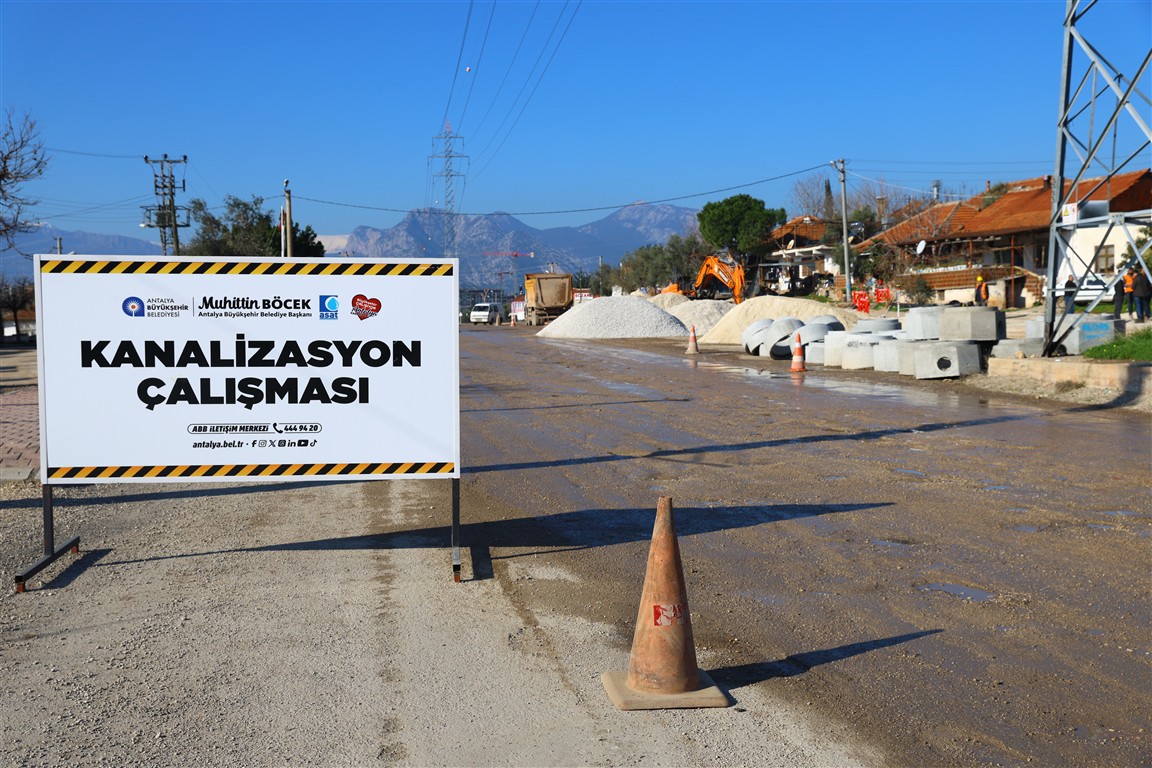 Fatih mahallesi kanalizasyon