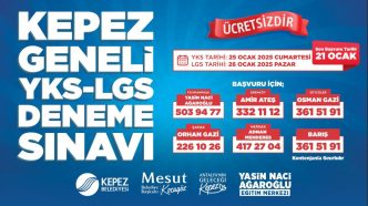 Kepez Belediyesi deneme sınavı