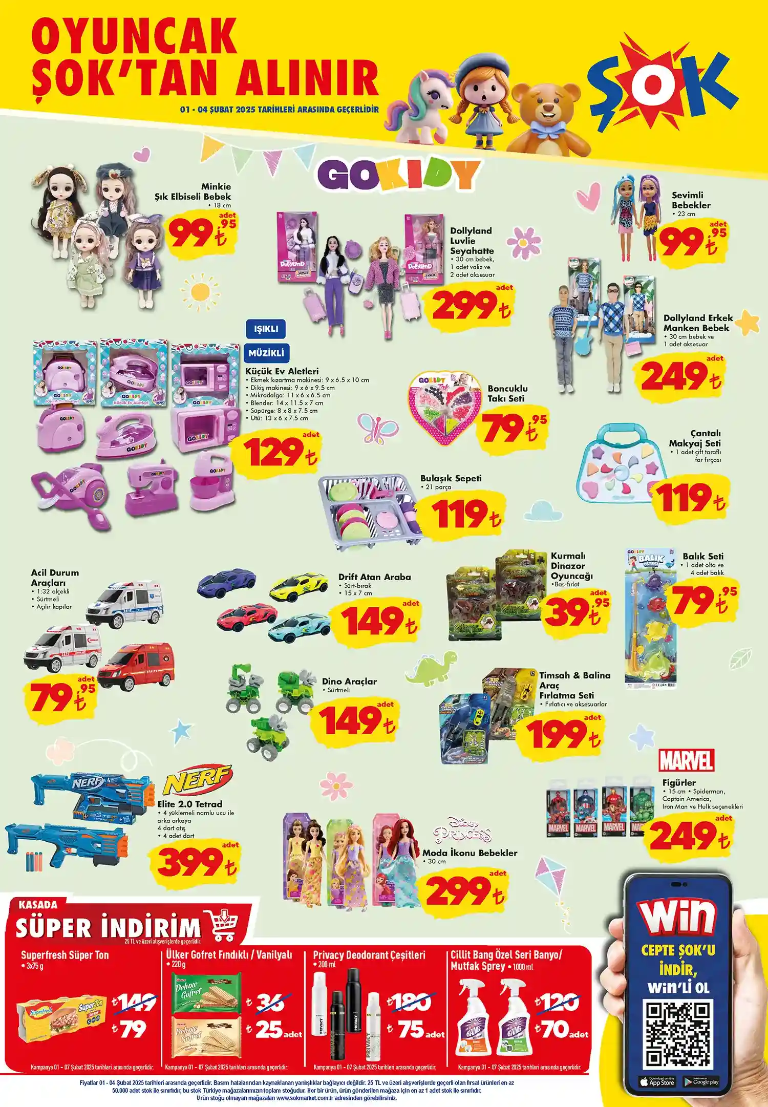 ŞOK 1 Şubat 2025 aktüel kataloğu