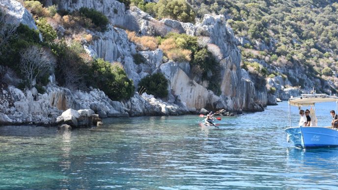 kekova batık kent’te ulaşım