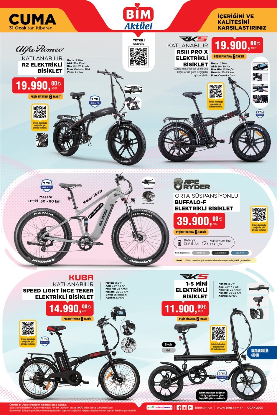 BİM 31 Ocak 2025 aktüel kataloğu