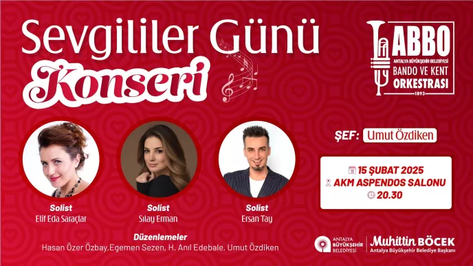 14 Şubat Sevgililer Günü antalya konser