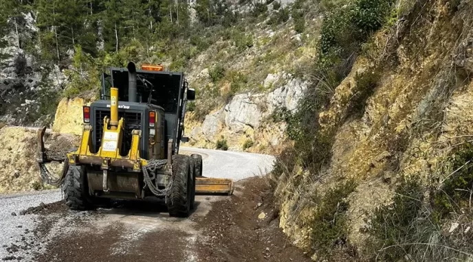 Alanya yol çalışması