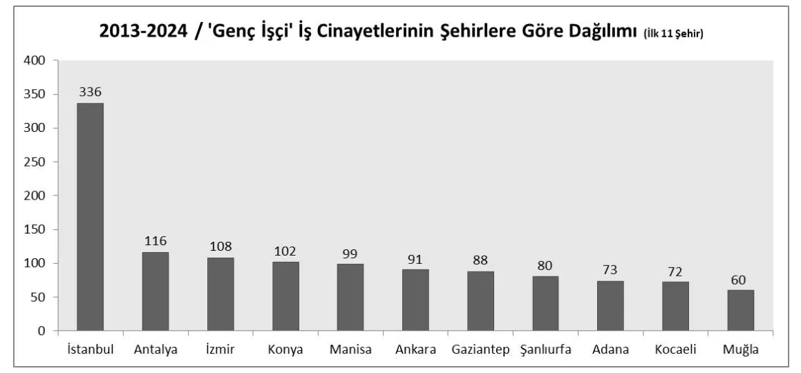 Genç İşçiler İş Cinayetleri Raporu