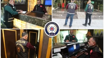 Antalya günübirlik konaklama yeri denetimi