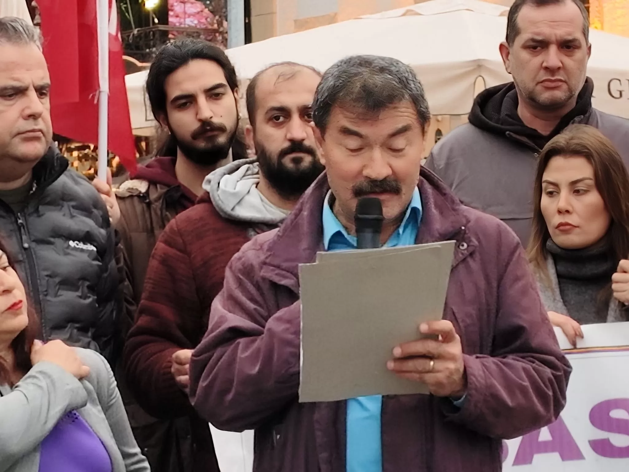 Antalya Emek ve Demokrasi Güçleri protesto