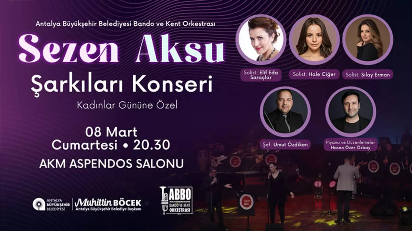 Antalya büyükşehir belediyesi 8 mart etkinliği