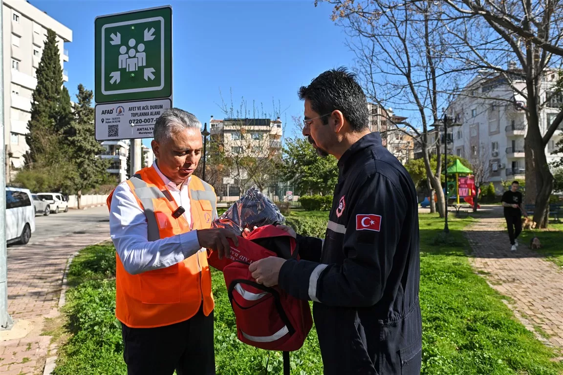 Muratpaşa deprem tatbikatı